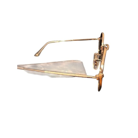 Wearme Pro Polarized Round Sunglasses Gold Frame Black Lens With Case Cloth NEW - Picture 3 of 5